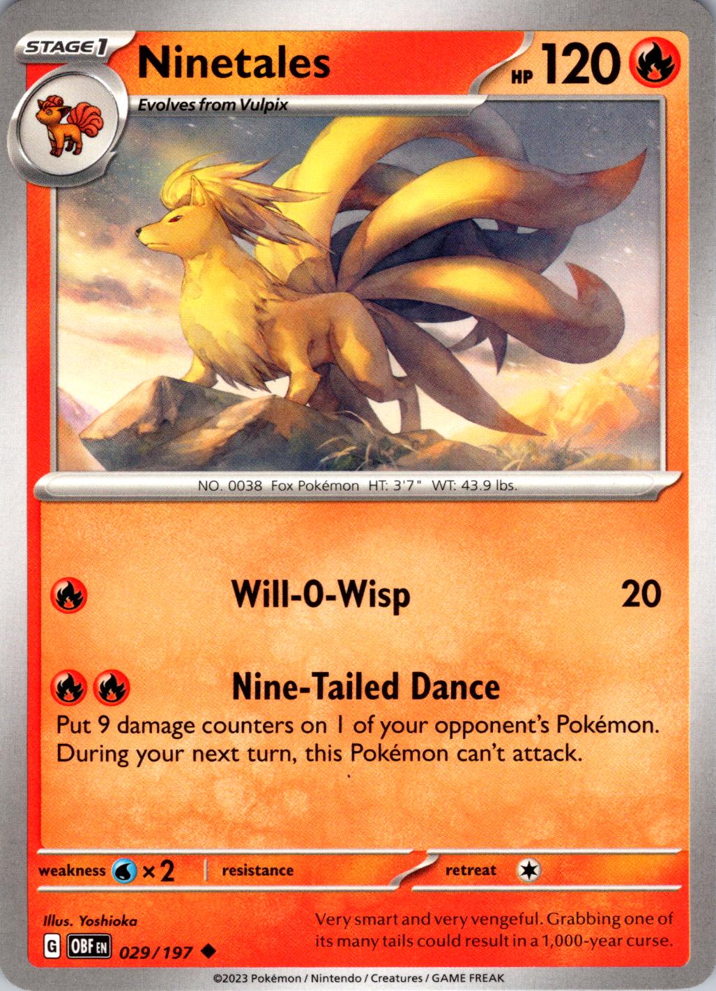 Ninetales 29 Prices | Pokemon Obsidian Flames | Pokemon Cards