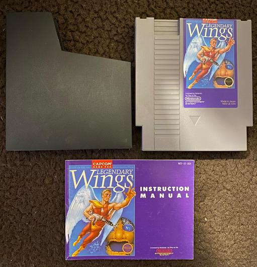 Legendary Wings Item and Manual only NES