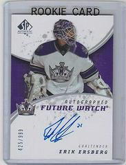 Erik Ersberg [Autograph] #210 Hockey Cards 2008 SP Authentic Prices