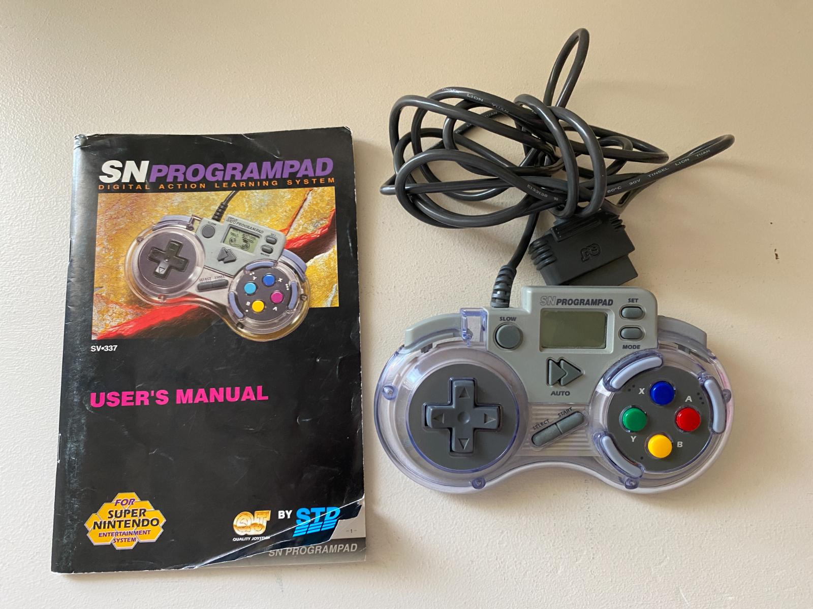 SN Programpad | Item and Manual only | Super Nintendo