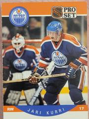 Jari Kurri [Missing Signed Stripe on Front] Hockey Cards 1990 Pro Set Prices