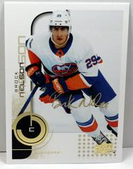 Brock Nelson [Gold Script] #72 Hockey Cards 2022 Upper Deck MVP 20th Anniversary Prices