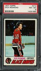 Dick Redmond #213 Hockey Cards 1977 Topps Prices