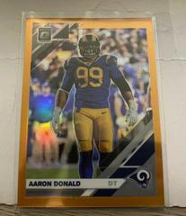 Aaron Donald [Orange] #55 Football Cards 2019 Donruss Optic Prices
