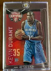 Kevin Durant [Mirror Platinum Red Die Cuts] #96 Basketball Cards 2014 Panini Totally Certified Prices