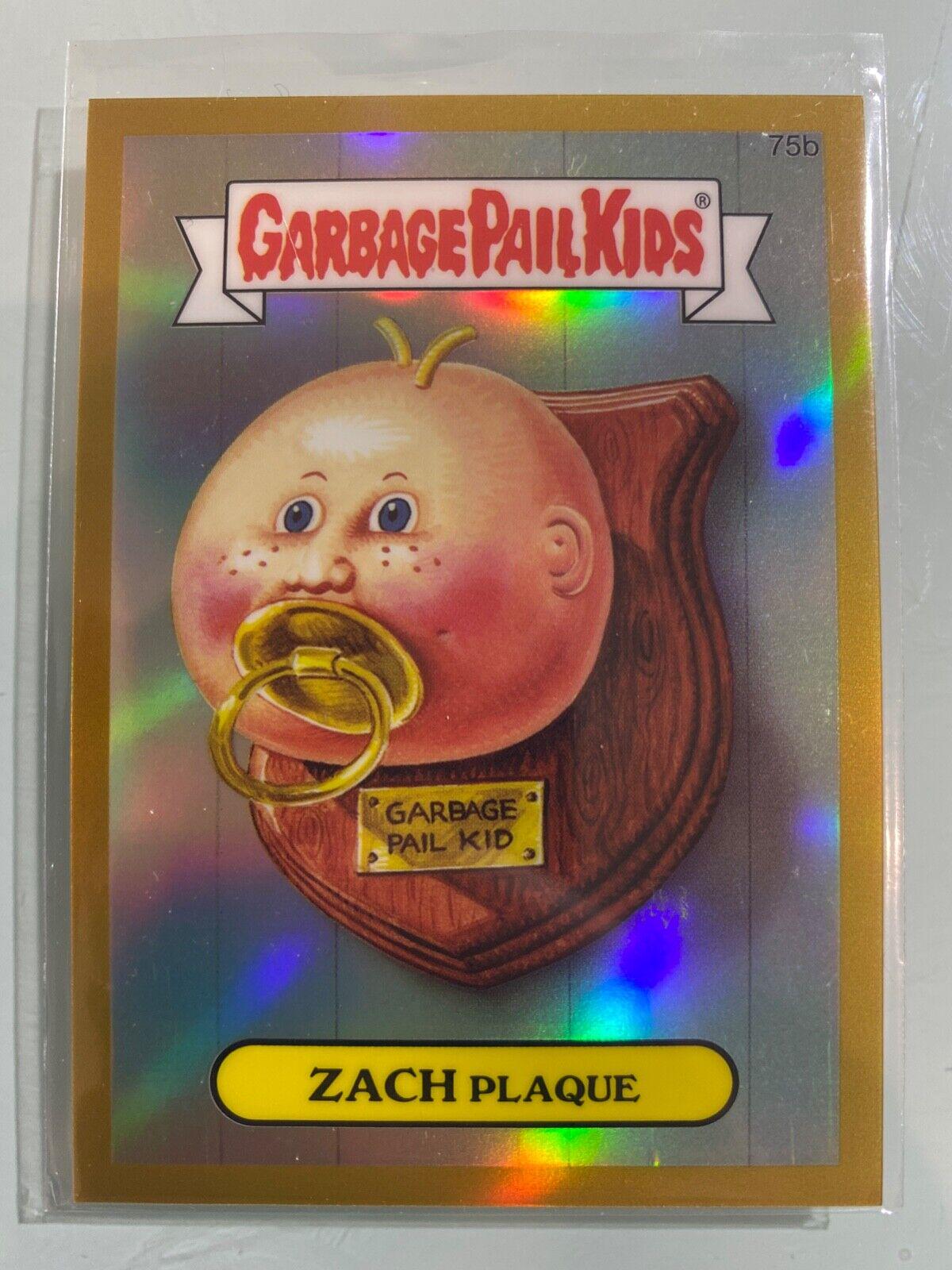 Zach Plaque [gold] #75b Prices 