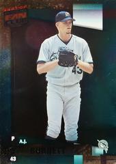 A.J. Burnett #194 Baseball Cards 2002 Donruss Best of Fan Club Prices