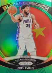 Joel Embiid [Green] #5 Basketball Cards 2023 Panini Prizm Global Reach Prices