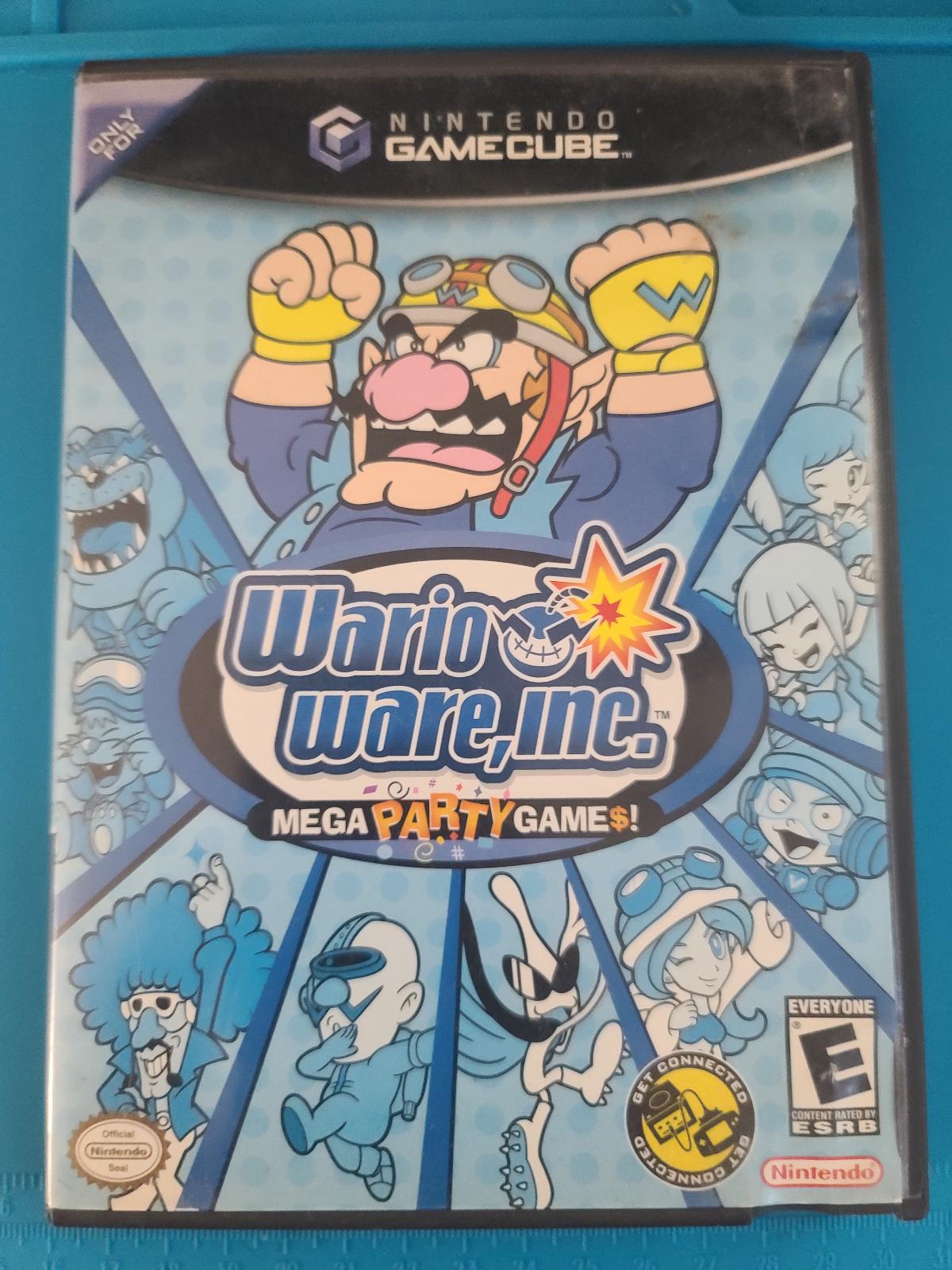 Wario Ware Mega Party Games | Box and Manual only | Gamecube