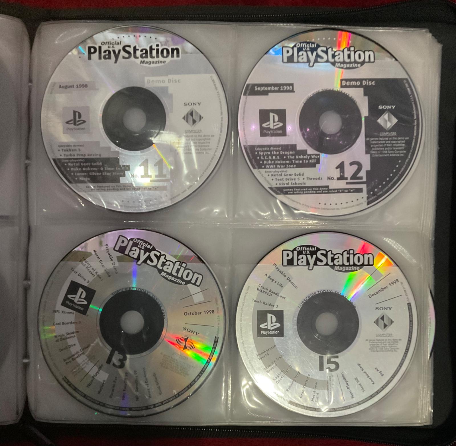 3/10 Official Playstation Magazine Demo Discs
    Discs 11, 12, 13, 15