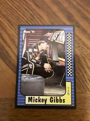 Mickey Gibbs #24 Racing Cards 1991 Maxx Prices