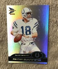 Peyton Manning [Premiere Date] Football Cards 2000 Pacific Prism Prospects Prices
