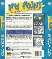 My Paint Animated Paint Program - Back | My Paint Animated Paint Program Sega CD