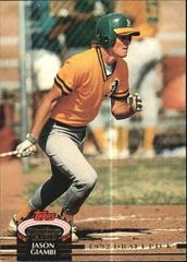Jason Giambi #200 Baseball Cards 1993 Stadium Club Murphy Prices