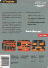 Lode Runner - Back | Lode Runner NES