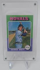 George Brett #228 1975 Topps Mini - Front | George Brett Baseball Cards 1975 Topps Mini