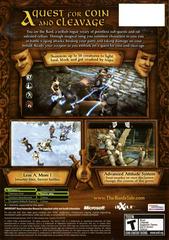 Back Cover | Bard's Tale Xbox