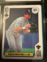 Edgar Martinez [10 of Clubs] Baseball Cards 1992 U.S. Playing Card All Stars Prices