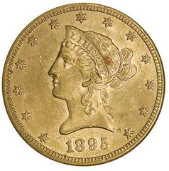 1895 [PROOF] Coins Liberty Head Gold Double Eagle Prices