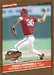 Todd Worrell #29 Baseball Cards 1986 Donruss Highlights Prices