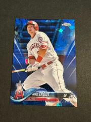 Mike Trout #300 Baseball Cards 2018 Topps Chrome Sapphire Prices
