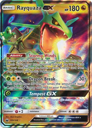 Rayquaza GX #109 Prices | Pokemon Celestial Storm | Pokemon Cards