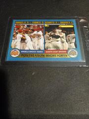 Postseason Highlights #351 Baseball Cards 2002 Topps Prices