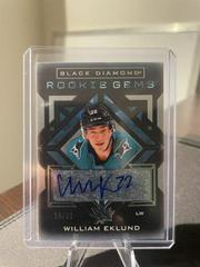 William Eklund [Pure Black Signature] Hockey Cards 2021 Upper Deck Black Diamond Rookie Gems Prices