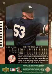 Rear | Ed Yarnall Baseball Cards 2000 Upper Deck Ionix