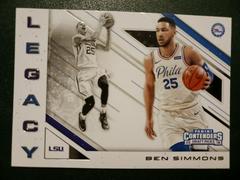 Ben Simmons Basketball Cards 2018 Panini Contenders Draft Picks Legacy Prices