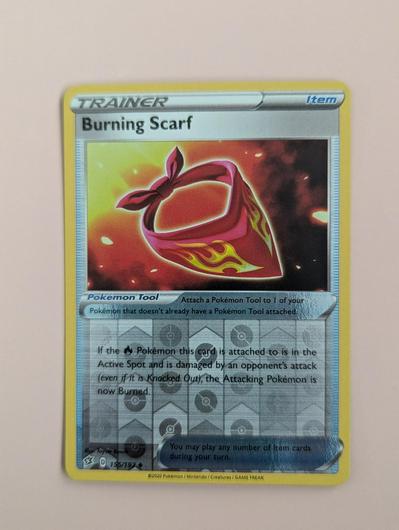 Burning Scarf [Reverse Holo] #155 photo