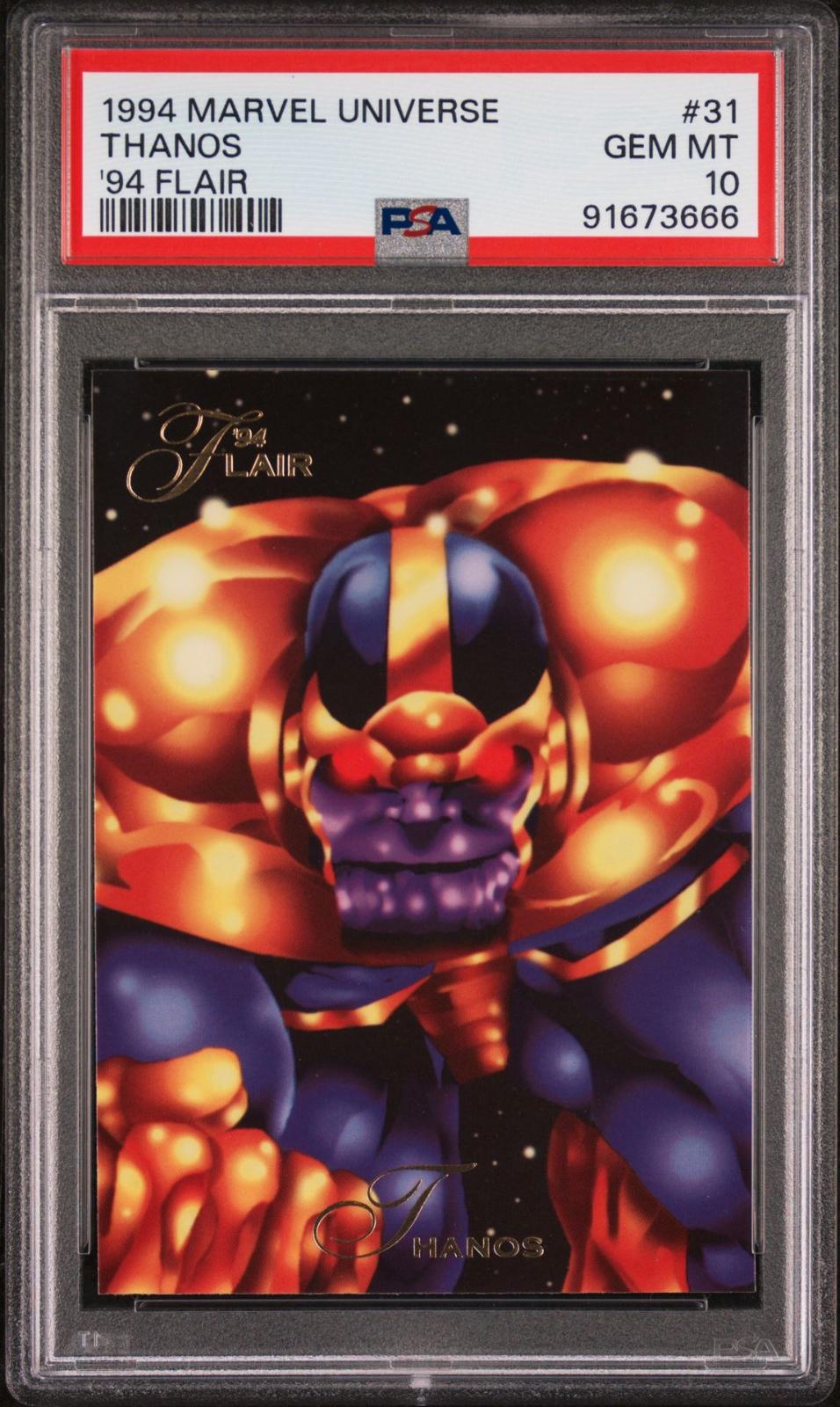 Thanos #31 Marvel 1994 Flair