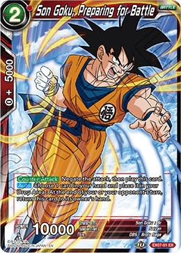 Son Goku, Preparing for Battle [Foil] EX07-01 Dragon Ball Super Magnificent Collection Fusion Hero