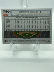 Back Of Card  | Gerrit Cole Baseball Cards 2021 Topps Update 1992 Redux