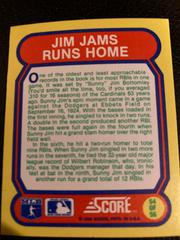 Jim Jams Runs Home #54 Baseball Cards 1988 Score Magic Motion Great Moments in Baseball Prices