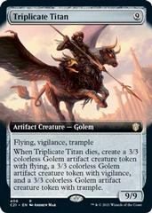 Triplicate Titan [Extended Art] Magic Commander 2021 Prices