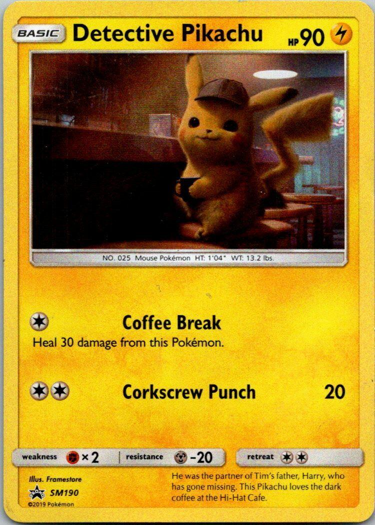 Detective Pikachu SM190 Prices Pokemon Promo Pokemon Cards