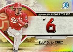 Elly De La Cruz #BTP-6 Baseball Cards 2023 Bowman Scouts Top 100 Prices