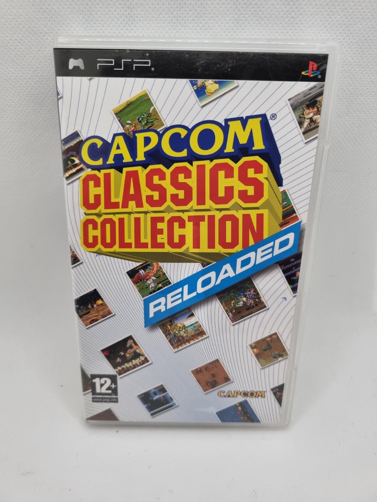 Capcom Classics Collection Reloaded Item Box And Manual Pal Psp 0547