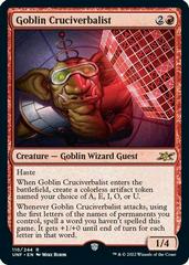 Goblin Cruciverbalist Magic Unfinity Prices