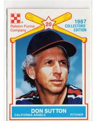 Don Sutton #6 Baseball Cards 1987 Ralston Purina Prices