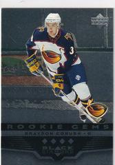 Braydon Coburn [Quadruple] #209 Hockey Cards 2005 Upper Deck Black Diamond Prices