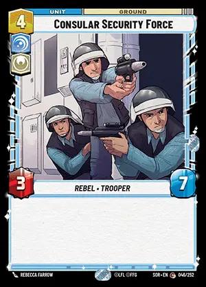 Consular Security Force #46 Star Wars Unlimited: Spark of Rebellion