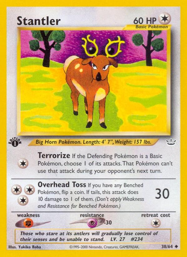 Stantler [1st Edition] #38 Pokemon Neo Revelation