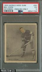 Bill Cook [English Only] Hockey Cards 1933 World Wide Gum Ice Kings Prices