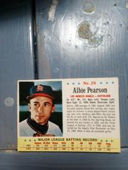Albie Pearson [Hand Cut] #29 Baseball Cards 1963 Post Cereal Prices