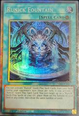 Runick Fountain [1st Edition Collector's Rare] YuGiOh Tactical Masters Prices