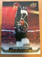 Anze Kopitar Hockey Cards 2015 Upper Deck Canvas Prices