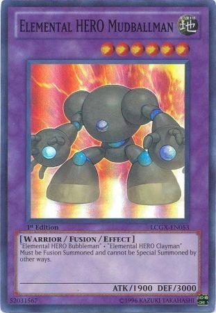 Elemental HERO Mudballman [1st Edition] LCGX-EN053 YuGiOh Legendary Collection 2: The Duel Academy Years Mega Pack