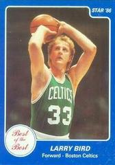 Larry Bird #3 Basketball Cards 1986 Star Best Of The Best Prices